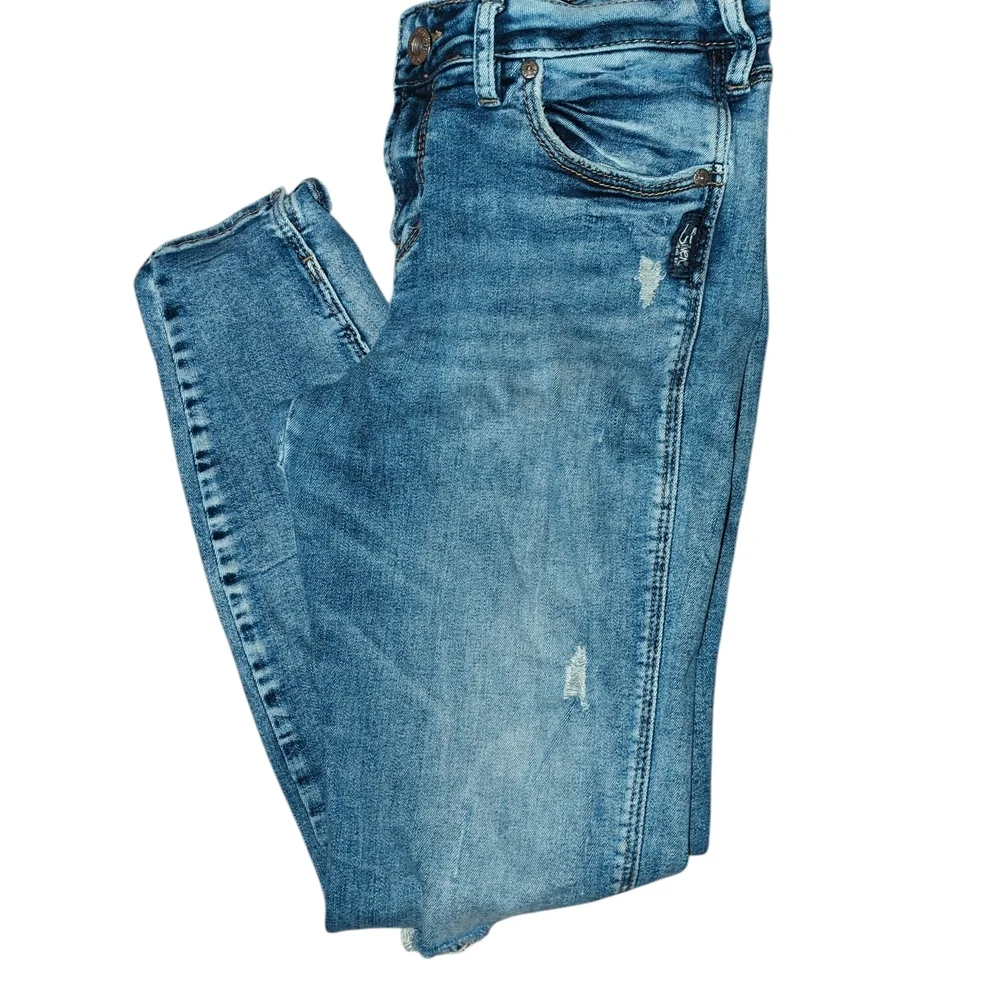 Silver Jeans Women's Light Blue Skinny Jeans - Picture 1 of 6